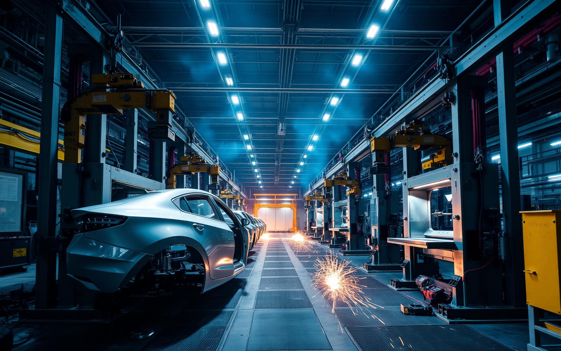 Avanti Bufa automotive manufacturing plant floor